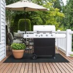 Tapis de cuisson barbecue tapis de gril ignifuge ferrara 90 x 120 cm