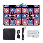 Tapis de danse double avec poign�e sans fil 100 morceaux de musique 65 jeux sensoriels jouets �ducatifs ...