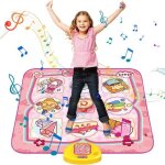 Tapis de danse musicale jouet tapis de danse 5 modes de jeu tapis musical pour enfants jeu tactile d�fi ...