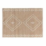 Tapis déco en jute & laine floty 120x170cm beige Tapis déco en jute & laine floty 120x170cm beige