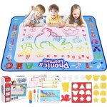 Tapis dessin enfant tapis doodle matte100 * 70cm coloriage gant tapis de dessin  eau peinture cadeaux ...