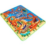 Tapis dveil en mousse ods hot wheels shark - bleu et orange - 120 x 90 cm - pour bb  partir de 12 ...
