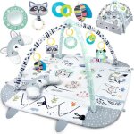 Tapis �ducatif interactif - ricokids - 110x100 cm - lapin - double face - jouets multifonctionnels - ...