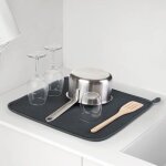 Tapis gouttoir - rayen - microfibre - 40x46cm - absorbant - sche rapidement