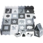 Tapis puzzle b�b� moby system 150x150 cm mousse eva gris