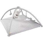 Tapis dveil bb sensoriel - roba style - avec arches  5 jouets - 85 x 75 cm - gris argent / tte ...