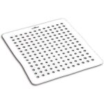 Tapis �vier souple - 31. 5 x 27 cm - plastique blanc