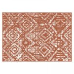 Tapis dextérieur - oviala - kano - polypropylène - terracotta - 120 x 170 cm Tapis dextérieur - oviala - kano - polypropylène - terracotta - 120 x 170 cm