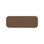 Tapis fond de baignoire antid�rapant caoutchouc class 36x97cm chocolat msv
