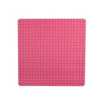 Tapis fond de douche antidérapant caoutchouc quadro 54x54cm rose fuschia msv Tapis fond de douche antidérapant caoutchouc quadro 54x54cm rose fuschia msv