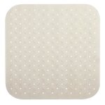 Msv tapis fond de douche antid�rapant caoutchouc class 54x54cm blanc