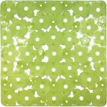 Tapis de fond d�vier carr� anti - d�rapant - 32x32 cm - vert transparent
