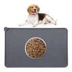 Relaxdays tapis de gamelle écuelles chats & chiens antidérapant étanche support en silicone 485x30 cm ... Relaxdays tapis de gamelle écuelles chats & chiens antidérapant étanche support en silicone 485x30 cm ...