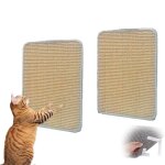 Tapis griffoir pour chat canapé - leoclotho - griffoir mural chat - sisal naturel - 25 * 50 cm - couleur ... Tapis griffoir pour chat canapé - leoclotho - griffoir mural chat - sisal naturel - 25 * 50 cm - couleur ...