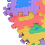 Tapis de jeu puzzle en mousse eva multicolore pour bb et enfants - jia - 36 pices alphabets chiffres ...