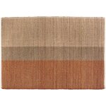 Tapis en jonc de mer et coton terracotta karan 120 x 170 cm