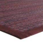 Tapis en jonc de mer marron / violet 70x110