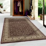 Tapis kashmir hereke poils ras rectangle 200x290cm rouge - morhane - salon - laine - oriental Tapis kashmir hereke poils ras rectangle 200x290cm rouge - morhane - salon - laine - oriental