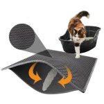 Tapis litière chat litière pour chats eva imperméable pliable trou en nid dabeille non toxique durable ... Tapis litière chat litière pour chats eva imperméable pliable trou en nid dabeille non toxique durable ...