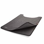Tapis de litire - litter - robot - litter trap? mat - noir - matriau durable - taille moyenne