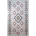 Tapis - mani textile - berb�re - rose - 160x230 - antid�rapant et lavable en machine