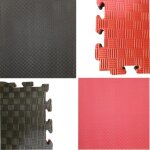 Tapis metal boxe puzzle p05 - rouge / noir - tu Tapis metal boxe puzzle p05 - rouge / noir - tu