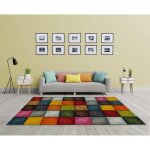 Tapis de salon - the carpet - belis - multicolore - 160x230 cm - moderne - rectangulaire