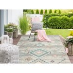 Tapis moderne extra doux - the carpet - salsa outdoor - crme - 120x170 cm - intrieur