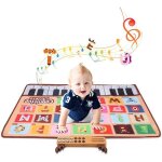 Tapis musical bb tapis de danse tapis de musique pied alphabet cadeau enfant 100 * 70cm