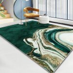 Tapis paillasson entree exterieur vipith moderne lumire vert fonc gomtrie salon chambre chevet tapis ...