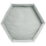 Tapis de parc bébé - roba - pour parc hexagonal - rembourré - vert givré Tapis de parc bébé - roba - pour parc hexagonal - rembourré - vert givré