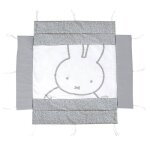Tapis de parc bébé - roba - miffy® - tour de parc avec fond et bords à motif lapin - gris / blanc Tapis de parc bébé - roba - miffy® - tour de parc avec fond et bords à motif lapin - gris / blanc