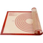 Tapis à pâtisserie en silicone antidérapant extra large avec mesures 71 × 51 cm pour tapis de cuisson ... Tapis à pâtisserie en silicone antidérapant extra large avec mesures 71 × 51 cm pour tapis de cuisson ...