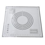 Tapis de pâtisserie en silicone - qiilu - 60 x 60 cm - résine de silicone - antidérapant - facile à nettoyer ... Tapis de pâtisserie en silicone - qiilu - 60 x 60 cm - résine de silicone - antidérapant - facile à nettoyer ...