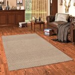Tapis - pergamon - rana - laine naturelle - beige moucheté - 120x180 cm Tapis - pergamon - rana - laine naturelle - beige moucheté - 120x180 cm