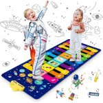 Tapis piano enfant ciel �toil� tapis musical jouets �ducatifs avec 8 instruments 10 chansons et 20 touches ...
