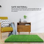 Tapis de pipi pour chien en gazon artificiel chien pee pad herbe artificielle respirant doux lavable ...