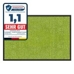Tapis de porte paillasson dentr�e rhine vert citron 90 x 150 cm