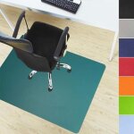 Tapis protge - sol pour chaise de bureau paisseur : 19 mm turquoise 114 x 150 cm