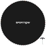 Sportnow - tapis de rechange pour trampoline - pp - 262x262cm - noir