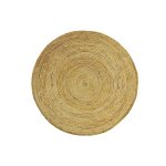 Tapis rond - 100% jute tress� - d. 200 cm - naturel - jaipur