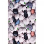Tapis de salon 200x290 lyn11 galet blanc facile dentretien