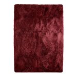 Tapis salon � base fine souple extra doux rouge bourgogne 120x170