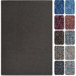 Tapis de salon london marron fonc 67 x 200 cm