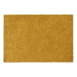 Tapis shaggy à poils longs - 120 x 170 cm - jaune moutarde - milinio Tapis shaggy à poils longs - 120 x 170 cm - jaune moutarde - milinio