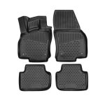 Omac 3d tapis de sol pour audi q3 / q3 sportback 2018 - 2025 caoutchouc noir 4pcs