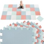 Tapis de sol bébé - littletom - 36 pièces - vert - multicolore - 100% mousse eva Tapis de sol bébé - littletom - 36 pièces - vert - multicolore - 100% mousse eva