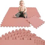 Tapis de sol bébé - littletom - 9 pièces - terracotta - 100% mousse eva Tapis de sol bébé - littletom - 9 pièces - terracotta - 100% mousse eva