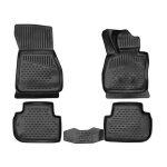 Omac 3d tapis de sol pour bmw srie 1 f40 2019 - 2024 sur mesure caoutchouc noir