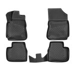 Omac tapis de sol pour citroen c4 cactus 2014 - 2020 sur mesure en caoutchouc noir